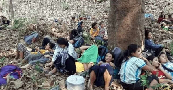 缅甸多个省邦数以万计的人流离失所