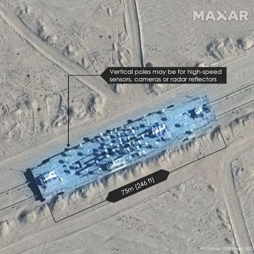 解放军“旱地行舟”模拟航母靶标？外交部回应