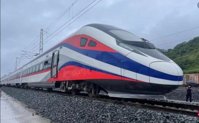 祝贺中老铁路通车(叶国治)