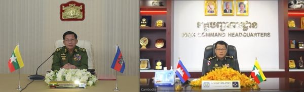 缅甸与柬埔寨加强军事合作