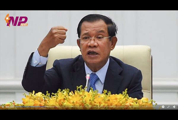 柬埔寨首相洪森强硬回击指责其缅甸政策者