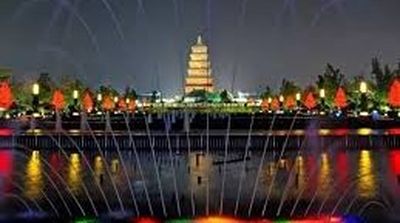 满庭芳……西安加油（诗/德光，书法/义松，阮伟生，练子明）