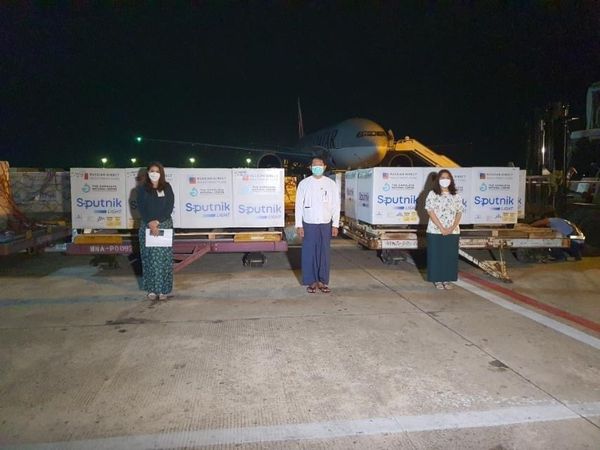 第二批俄罗斯新冠疫苗已抵达缅甸