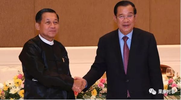 柬埔寨首相洪森 已邀请缅甸政府领导人敏昂莱大将参加东盟峰会