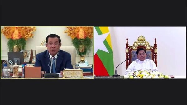 缅甸、柬埔寨就东盟特使访缅等问题举行视频会谈