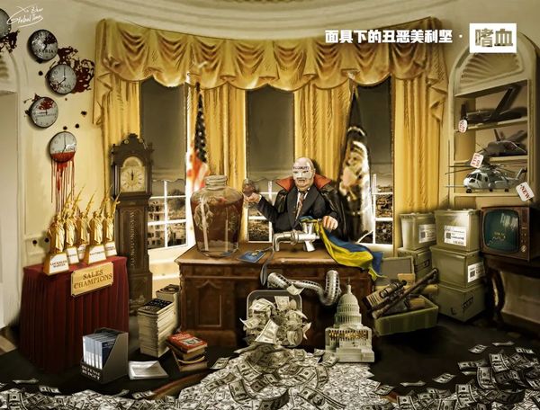 它是在全世界疯狂敛财的吸血鬼！