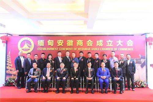 徽商闪耀伊江 助力中缅经济 缅甸安徽商会隆重成立！