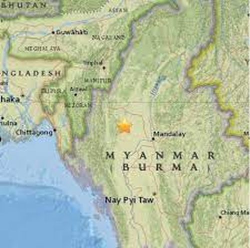 缅甸东北部发生5.4级地震