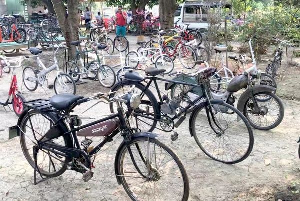 今年雨季仰光自行车市场上日本二手自行车同样畅销