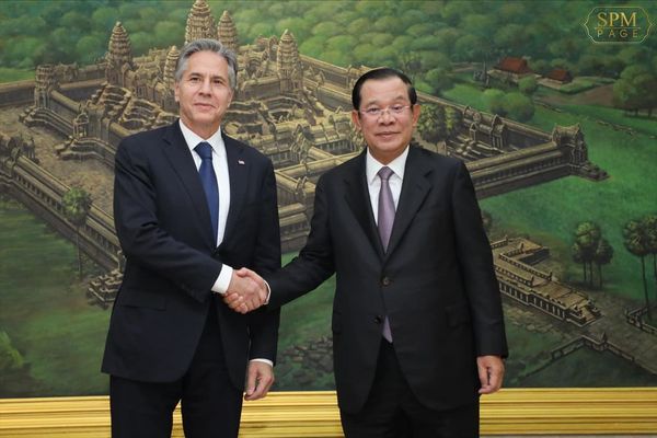 美国外长与东盟主席就缅甸问题进行交流