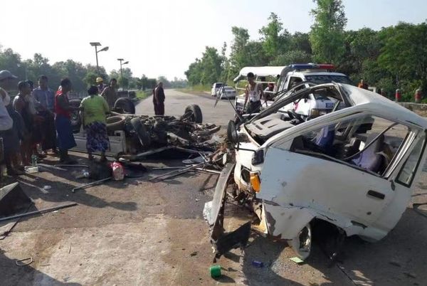 仰光—曼德勒高速公路7月份发生14场车祸损失2200多万缅元