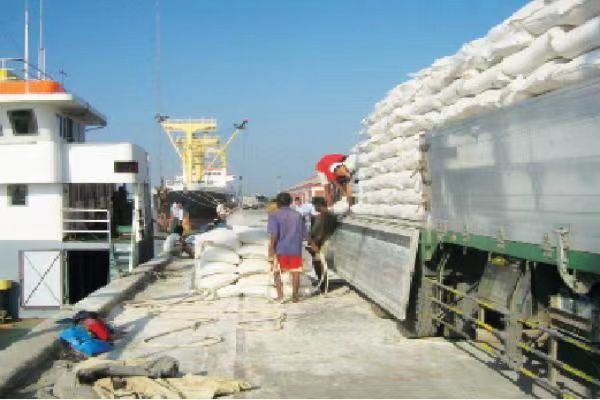 今年(2022年)8个月以来缅甸向国外出口大米及碎米150多万吨