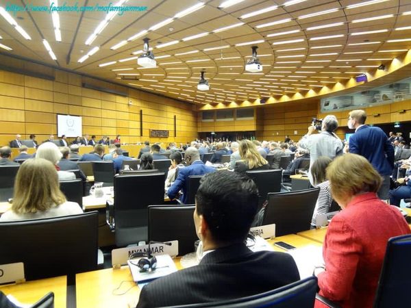 缅甸大使参加了奥地利原子能机构会议