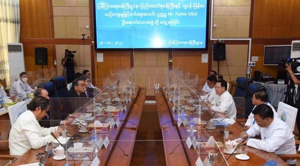 为促进缅甸社会经济发展缅甸与日本会谈合作事宜
