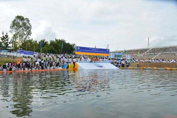 现财政年度8个月内渔业工作局已完成1亿多尾鱼苗的投放工作