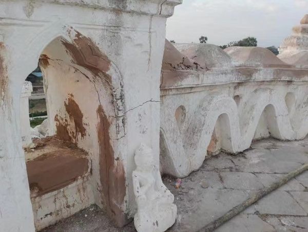 曼德勒一天内发生三次地震