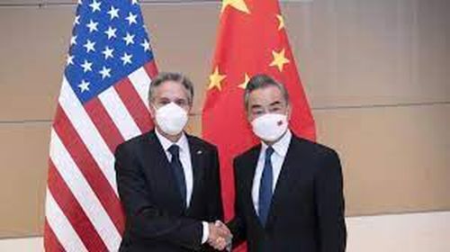 国务委员兼外长王毅应约同美国国务卿布林肯通电话