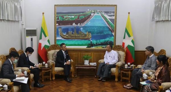 联邦部长会见泰国驻缅甸大使