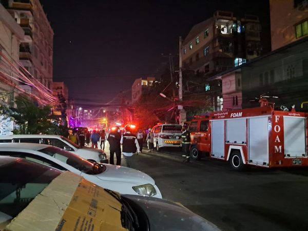 仰光莱镇一制冰厂发生氨气泄漏事故