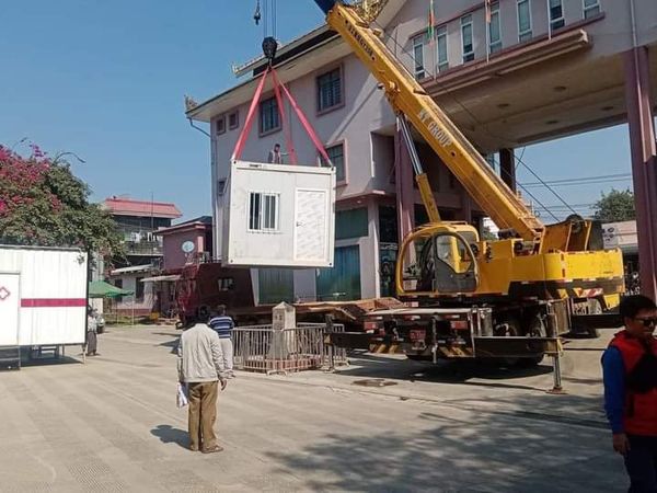 中缅边境南多口岸为双方人员正常来往做准备