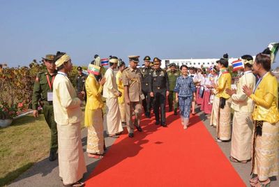 泰国国防部长抵丹兑市出席缅泰军方高级官会晤