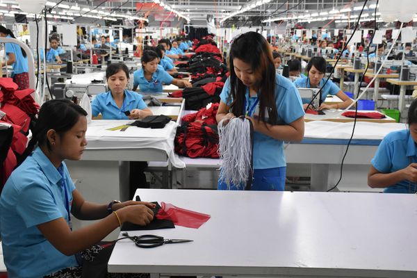 2023—24财政年度第一个月缅甸CMP行业成衣出口达3.84亿美元
