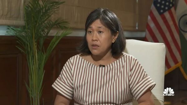 她承认：中国在该领域占主导，让美国