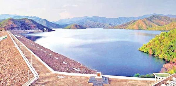 曼德勒省皎栖专区苏基河灌溉系统一年三季都为作物提供用水