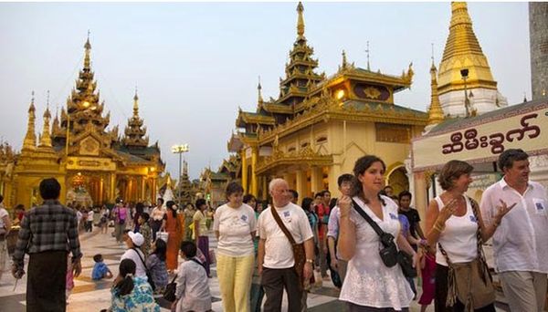 今年头八个月超过75万名国外游客进入缅甸