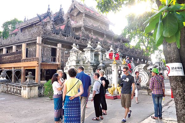 今年头8个月进入缅甸的国外游客人数超过75万人