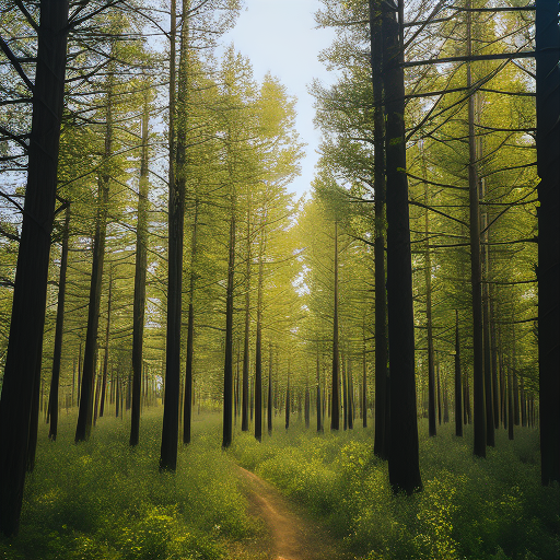 《家乡的小树林》（王秀彬）