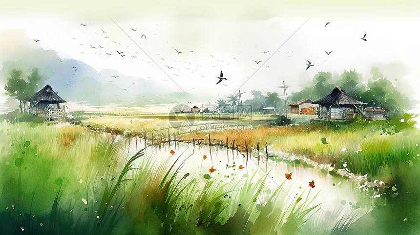 《我的家乡》(赵仪斌)