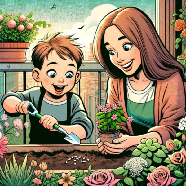 《那天我学会了种花》（明雄秋）