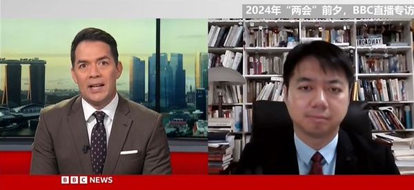 BBC“两会”直播专访：奉劝西方别想歪中国