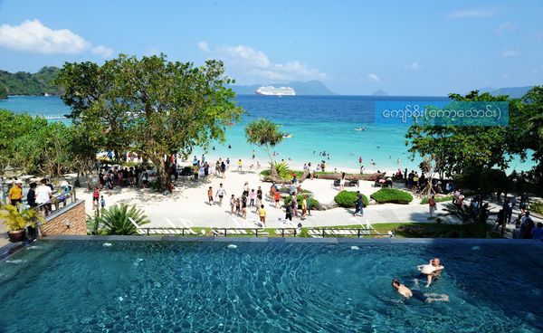 泼水节期间更多的游客将前往高栋海岛地区旅游
