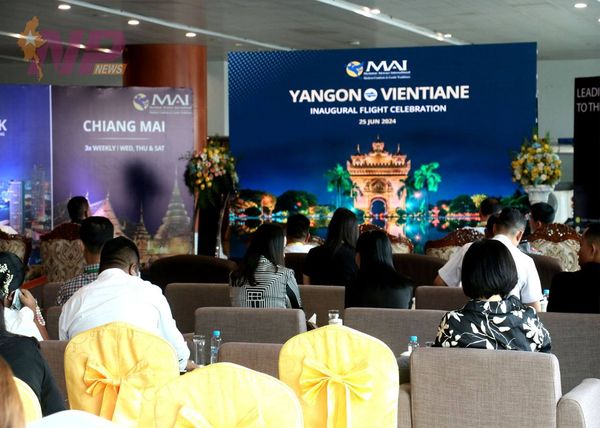 缅甸国航开通仰光万象的新航班