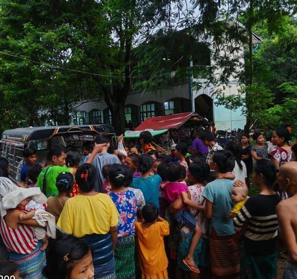 东吁市水灾难民超过 10,000 人