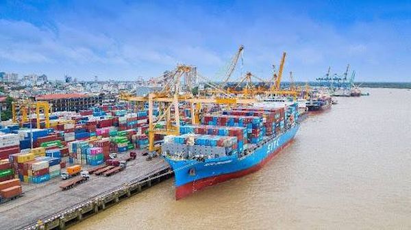 今年头9个月有464艘海轮集装箱船进入仰光港口停泊