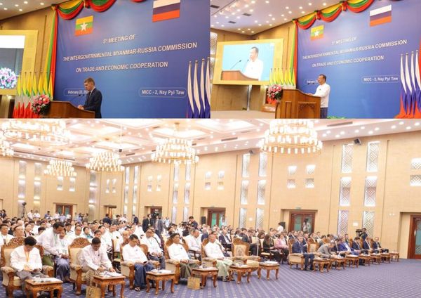俄缅签署9项合作协议