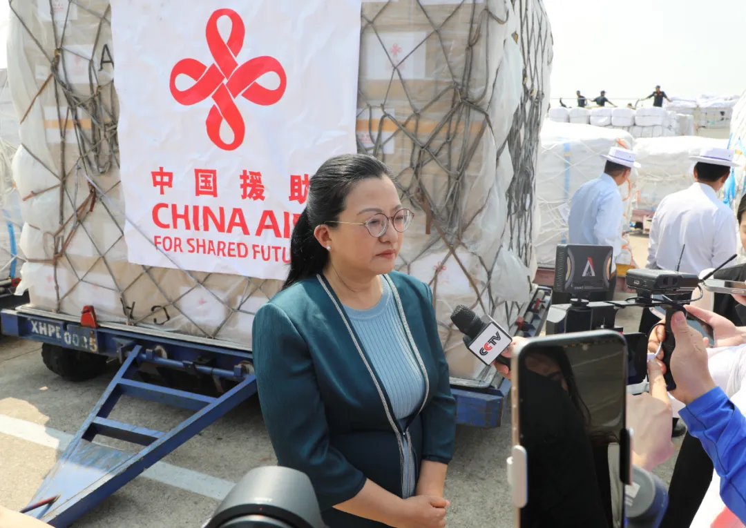 马珈大使就缅甸3•28大地震接受中缅媒体采访