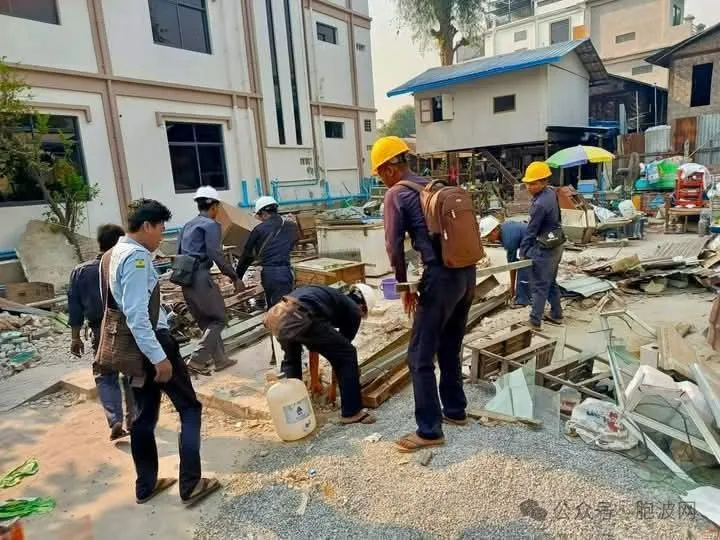 曼德勒震后恢复工作高效推进