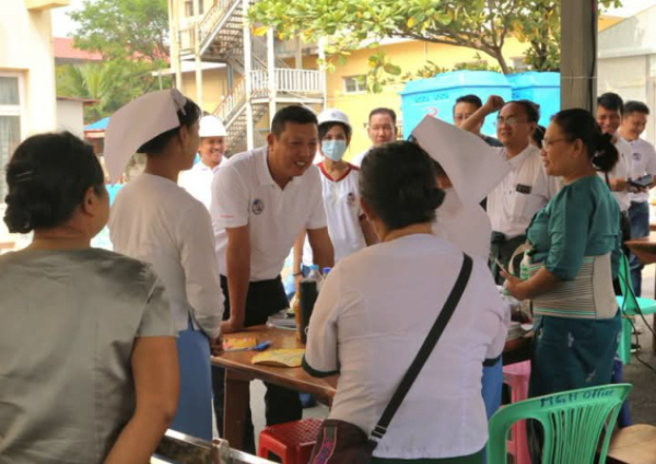 伊洛瓦底基金会在曼德勒省援建两所临时医院
