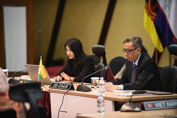 缅甸常驻东盟代表担任第23届东盟-俄罗斯合作联合委员会会议联合主席