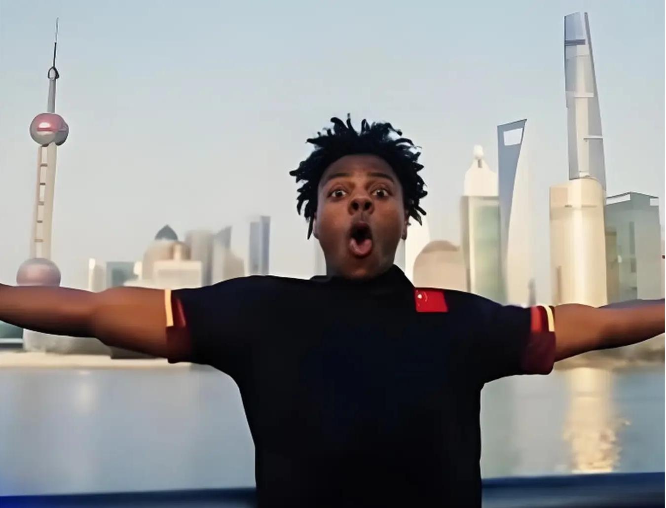 「甲亢哥」现场直播展示中国真实形象          