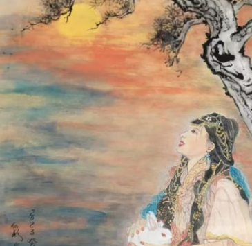 郑仙彩画  陈毅然诗  (杨友才)