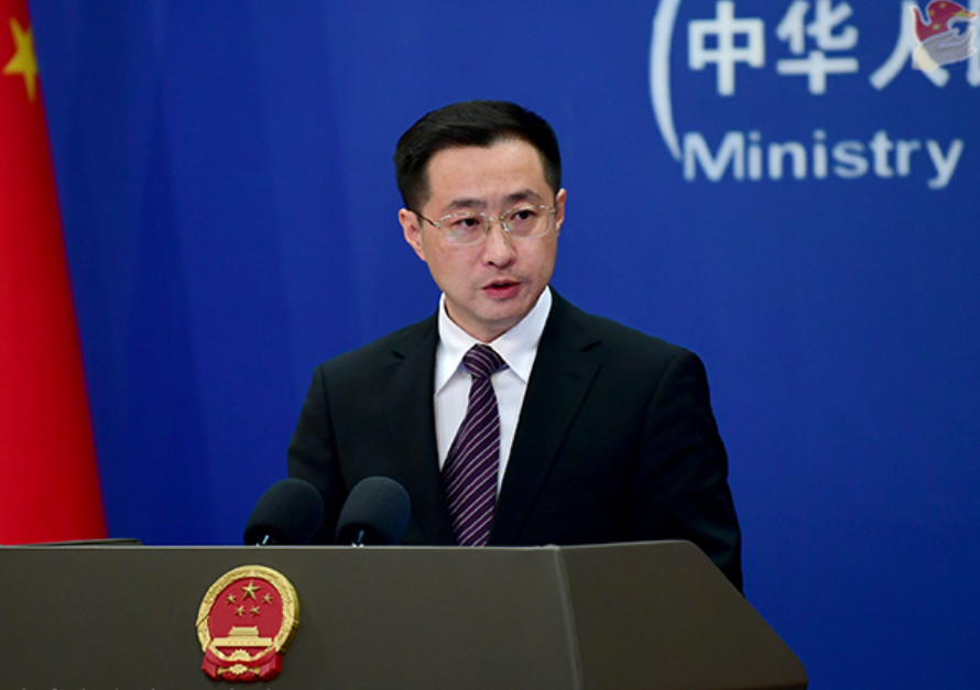 “台湾是中国的一部分，没有什么‘外交部长’”