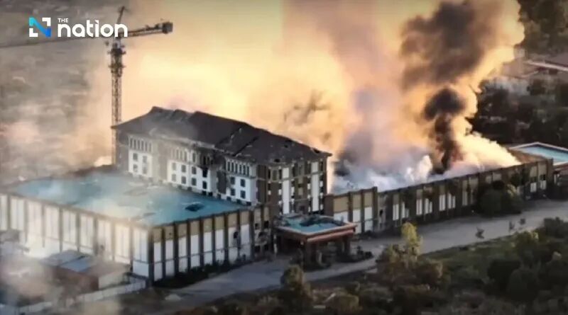 泰军炮击柬埔寨境内赌场电诈基地