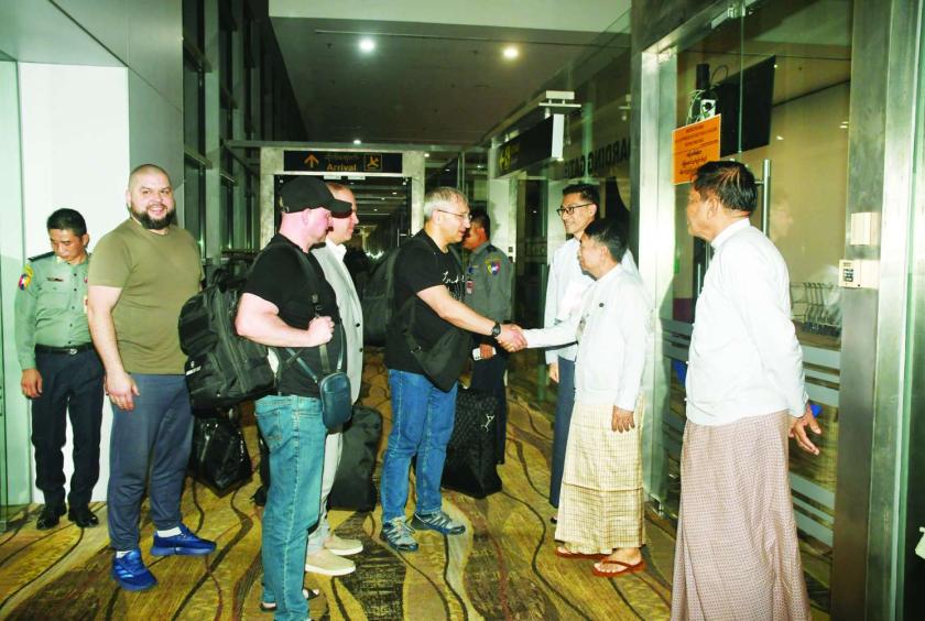 白俄罗斯中央选举委员会代表团抵缅 开展大选观察工作