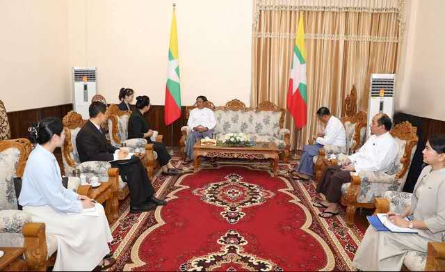 缅甸外长会见中国大使 共商推进双边合作项目与合法投资