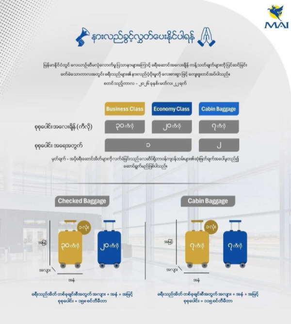 燃油短缺致行李限重，MAI调整国际航线行李政策